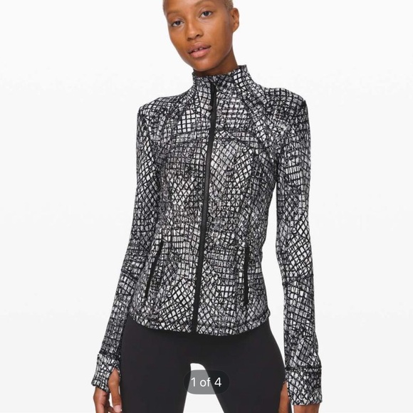 lululemon athletica Jackets & Blazers - Lululemon Define Jacket *Luxtreme
Tectonic Jacquard White Black